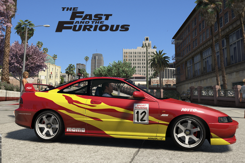 Fast And Furious Edwin's Acura Integra Vinyl